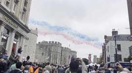 Spectacular Red Arrows Flypast Steals the Show at Trump's Historic Windsor State Visit!