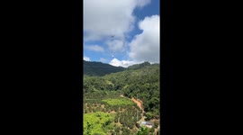 Drone collides with power line in Guangdong, China