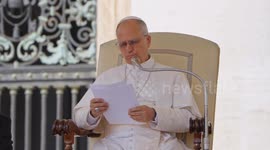The words of Pope Leo XIV during the Traditional Wednesday General Audience in St. Peter's Square in the Vatican