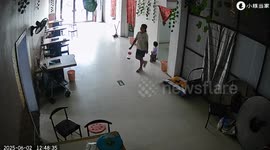 Heroic girl saves toddler sister from runaway electric vehicle