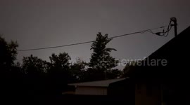 US: Lightning Illuminates Night Sky of Denver