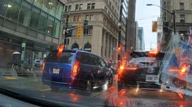 Double Law Breaker Gets Immediate Karma From Convenient Cop