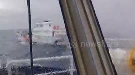 China Coast Guard fires water cannon at Philippine government ship