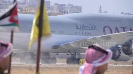 Qatar’s emir in Jordan for 1st visit since Israeli strike on Doha