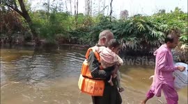 Pakistan: Moderate Flooding Continues in Sutlej River, Villagers Rely on Boats for Travel