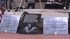 US, Los Angeles: Glendale Charlie Kirk Vigil Part 2