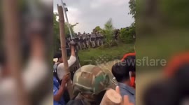 Cambodia says 24 civilians injured when Thai army fired tear gas along border