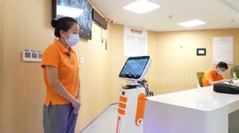 China: Smart robots serve nursing homes in China