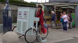 Piano on Wheels: 20-Year-Old Chloe's UK Town Tour from Ilfracombe.