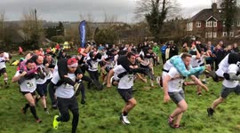 All the action from one the UK's most bizarre races - the wife carrying contest