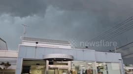 Japan: Severe Storms Hit Ibaraki With Lightning, Hail, and Power Outages 2