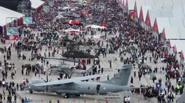 Türkiye: DRONE - Crowds flock to TEKNOFEST Istanbul on 2nd day