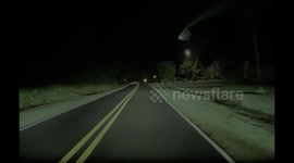 Mysterious glow over the night sky. Any ideas?