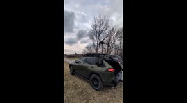 Wind Generator Charges Electric Vehicle