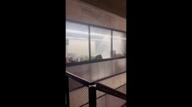 Water surges into classroom as pipes burst in China