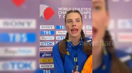 World record holder Mahuchikh speaks to Anadolu after sleeping bag moment at World Athletics Championships