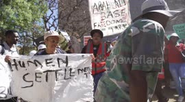 Climate protesters rally in Johannesburg calling for government action