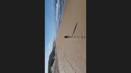 Solitude by the Sea: A Drone’s View of Wilderness Beach