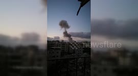 Israeli Forces Detonate Explosive Robot to Destroy Gaza City Building