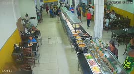 Explosion in packed restaurant engulfs worker and injures diners