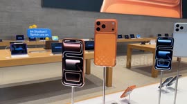 Germany: Crowds line up at Berlin Apple Store for iPhone 17 release