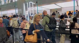 Line at Apple Store for new iPhone17, Sydney, Australia