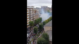 Mass Protest in Rennes Against Austerity Measures in Rennes