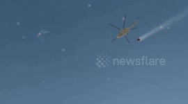Firefighters battle forest fire in Alanya, Türkiye