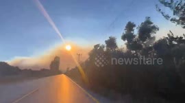 Türkiye: Firefighters battle forest blaze in Türkiye’s Mugla province (2)