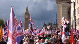 Massive 'Unite The Kingdom' Rally: Over 100,000 Protest in London Over Immigration Policies