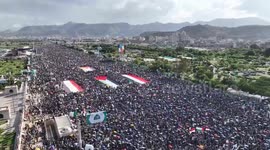 Thousands rally in Yemen to show solidarity with Gaza