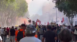 France: Massive Crowd Floods Marseille Streets Against Budget Cuts