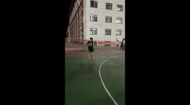 Shattered Basketball Backboard
