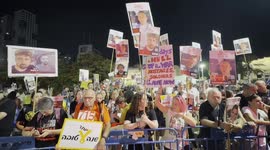 Israel: Protesters in Tel Aviv call for end to Gaza conflict, release of Israeli hostages