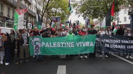 Paris protesters denounce Israel’s genocide in Gaza