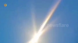 Ukraine releases footage of air defense against 'Russian strikes'