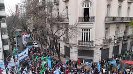 Support rally held for former President Kirchner in Buenos Aires