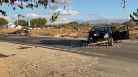 US, Los Angeles: Palmdale Fatal Traffic Collision Hit-And-Run