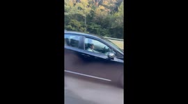 Driver Asleep on the Interstate
