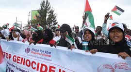 Kenya: Demonstration in support of Gaza held in Nairobi, Kenya