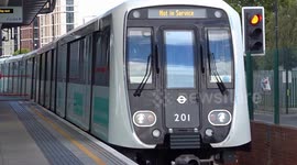 Transport for London's New DLR Trains Testing ahead of their expected launch later this year