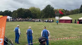 Traditional oil wrestling festival marks 16th edition in Marl, Germany