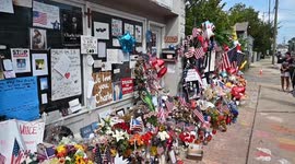 Flowers, candles left at Turning Point USA Office for late Charlie Kirk
