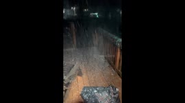 US: Severe Thunderstorm Brings Intense Hail to Twin Cities