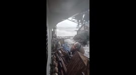 Water surges into coastal homes as Super Typhoon Ragasa hits the Philippines