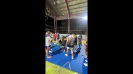 Cheer dance practice mishap in Pasay, Philippines