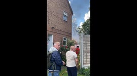 large garden fire sets fire to houses in bounds greens Moffat road n13
