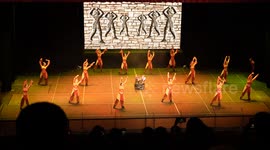 Türkiye: The Fire of Anatolia Ensemble, also known as Anadolu Ateşi, performs traditional dances on the stage of Gaziantep University.