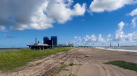 SpaceX Starbase prepares to carry out a static fire test on Starship 38