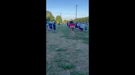 Mom Leaves It All on the Field at Parents Night